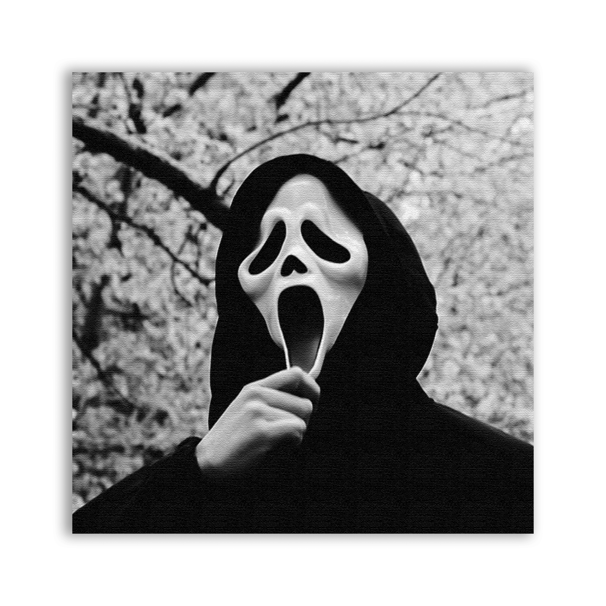 Ghost Face Patch - CemeteryCrypt