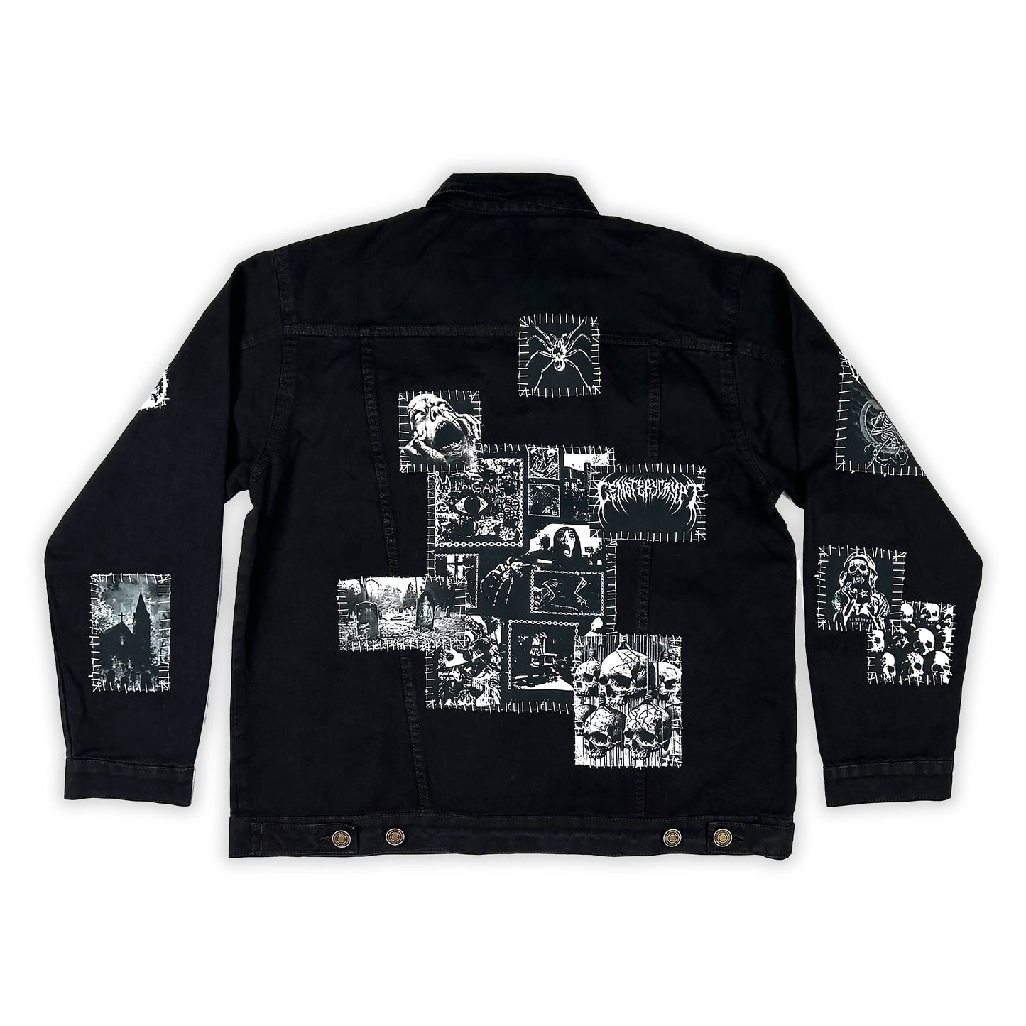 Grave Cult Denim Jacket - CemeteryCrypt
