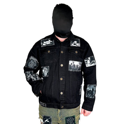 Grave Cult Denim Jacket - CemeteryCrypt