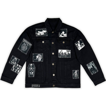 Grave Cult Denim Jacket - CemeteryCrypt