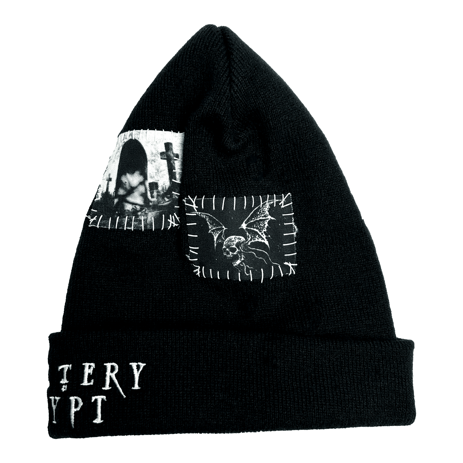 Grave Patched Beanie - CemeteryCrypt