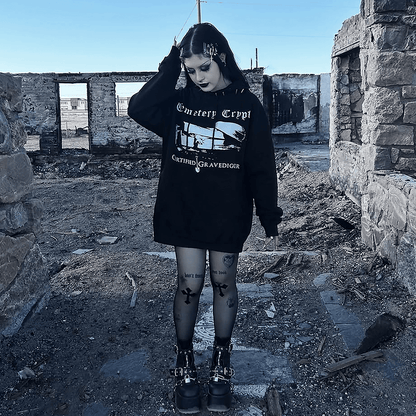 Gravedigger Hoodie - CemeteryCrypt