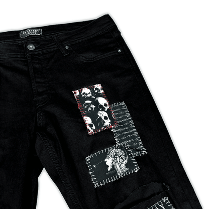 Graveyard Denim Jeans - CemeteryCrypt