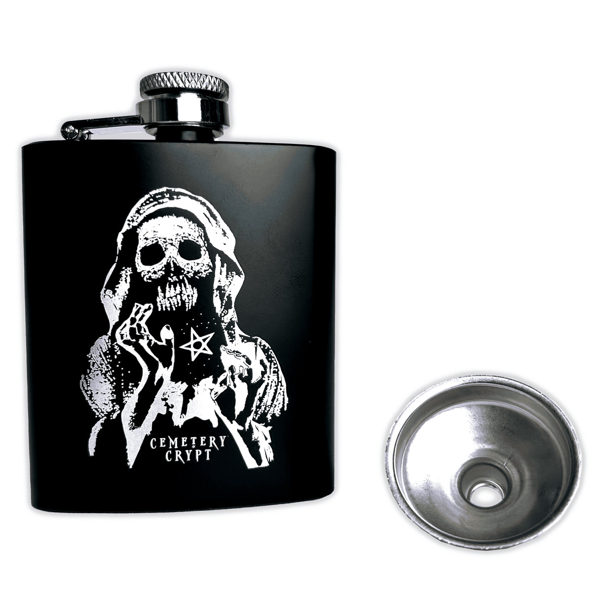 Graveyard Hip Flask - product view 2