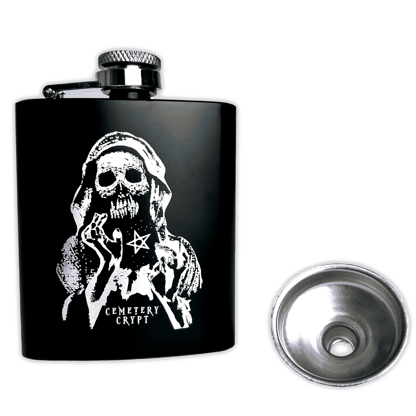 Graveyard Hip Flask - CemeteryCrypt