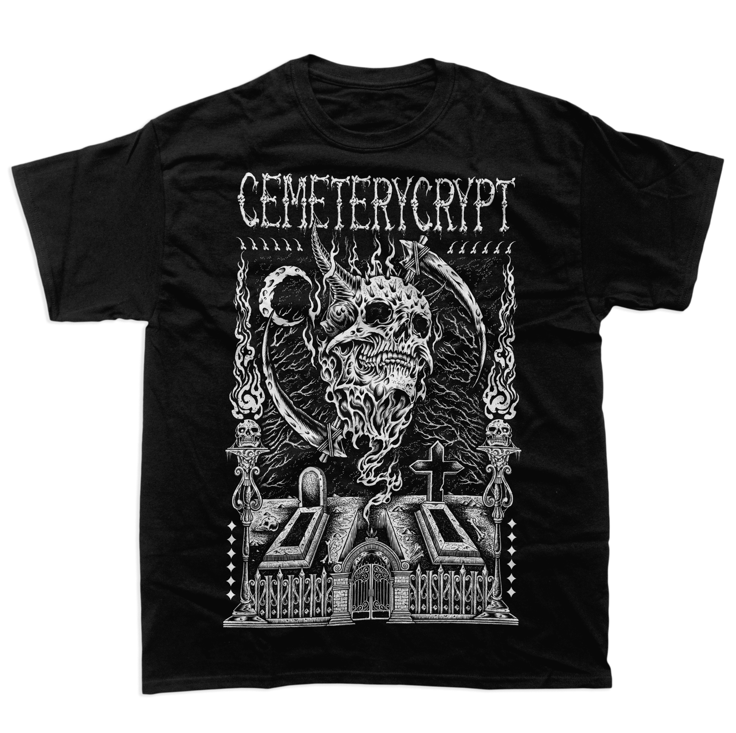 Hells Cemetery T Shirt - CemeteryCrypt