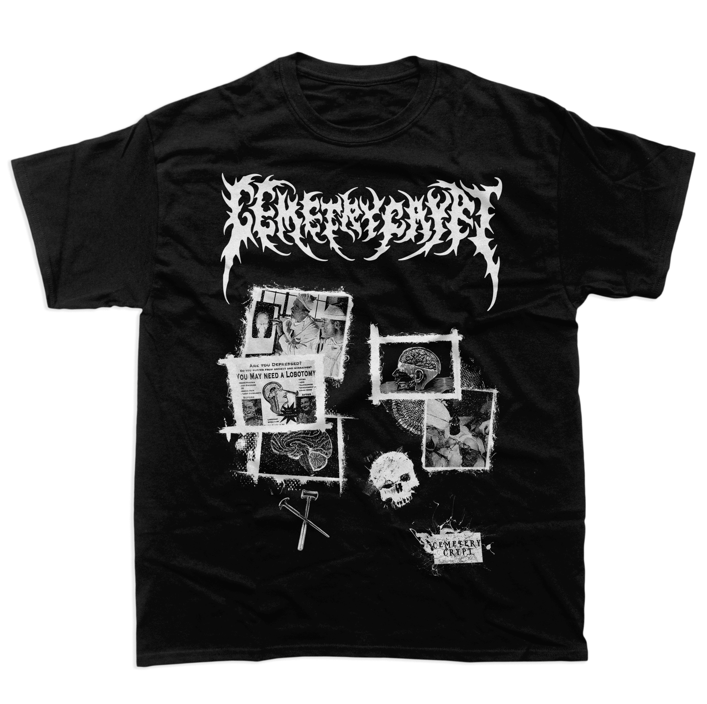 Lobotomy Cortex T Shirt - CemeteryCrypt