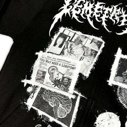 Lobotomy Cortex Zipper Hoodie - CemeteryCrypt