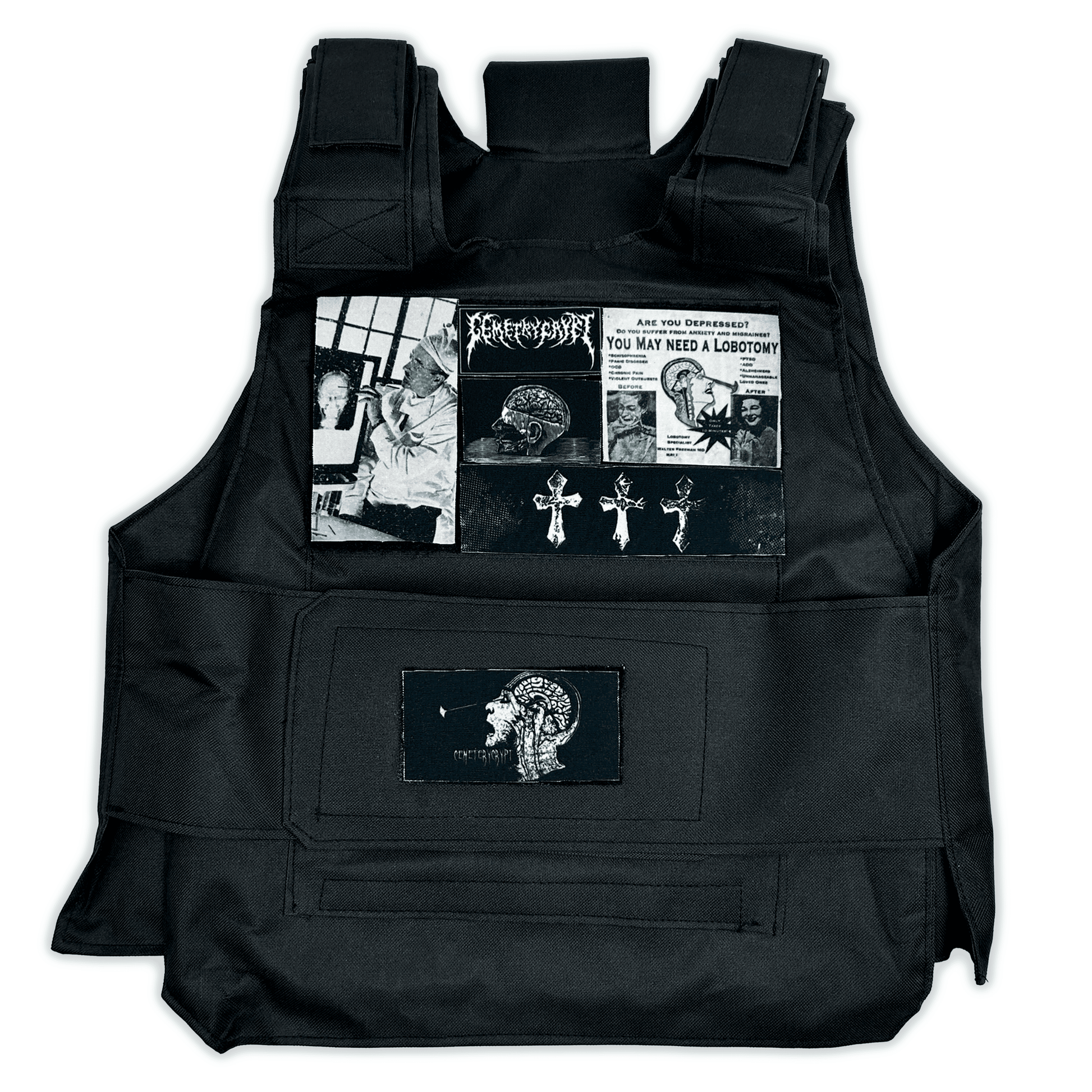 Lobotomy Experiment Tactical Vest - CemeteryCrypt