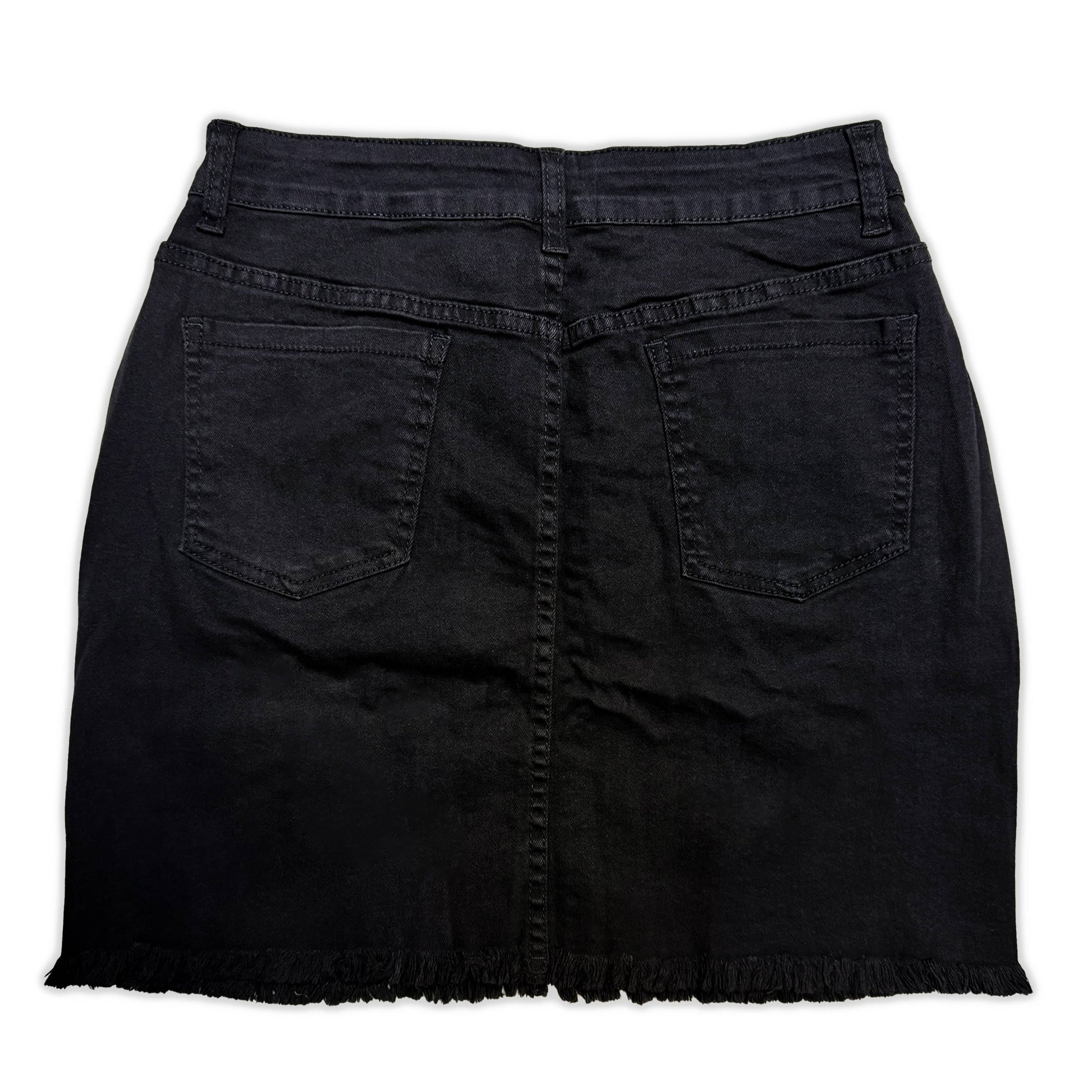 Midnight Denim Skirt - CemeteryCrypt