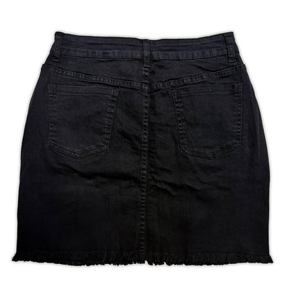 Midnight Denim Skirt - CemeteryCrypt