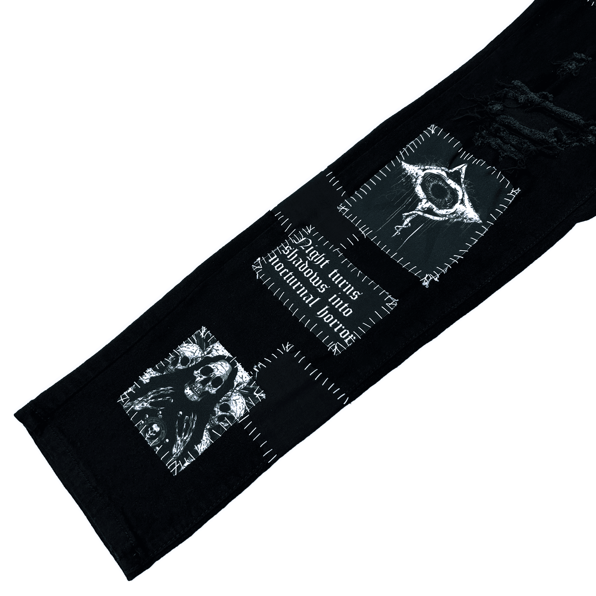 Nocturnal Denim Jeans - CemeteryCrypt