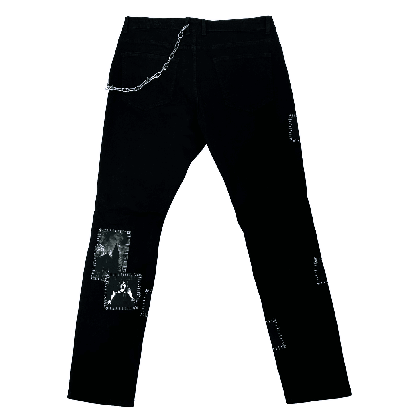 Nocturnal Denim Jeans - CemeteryCrypt