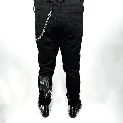 Nocturnal Denim Jeans - CemeteryCrypt