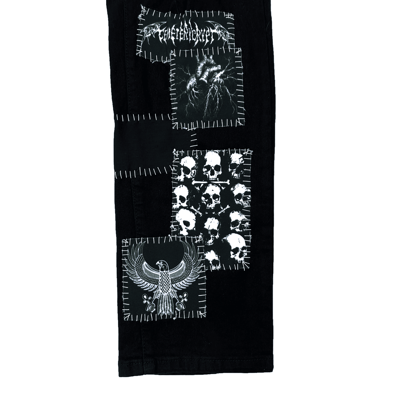 Nocturnal Denim Jeans - CemeteryCrypt
