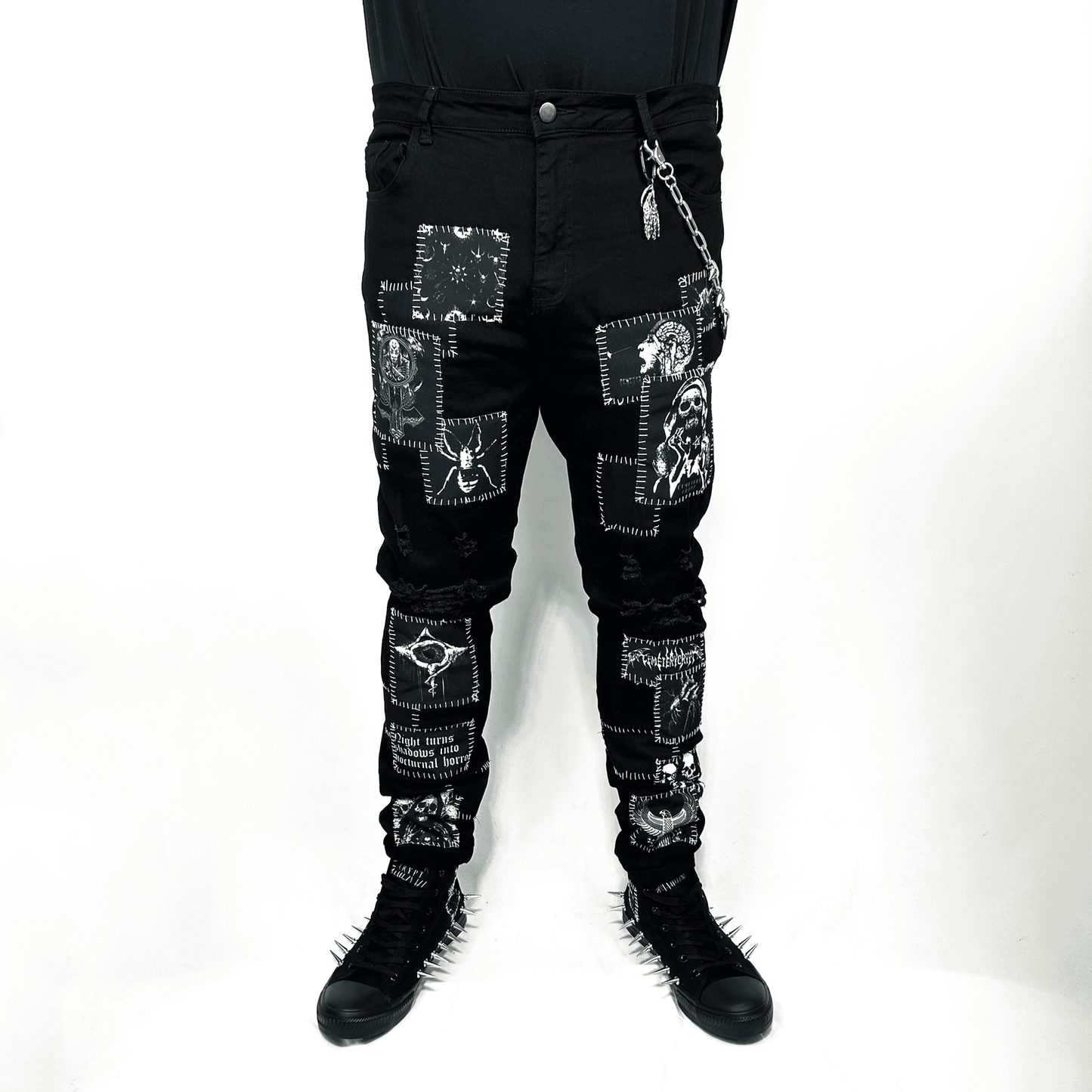 Nocturnal Denim Jeans - CemeteryCrypt