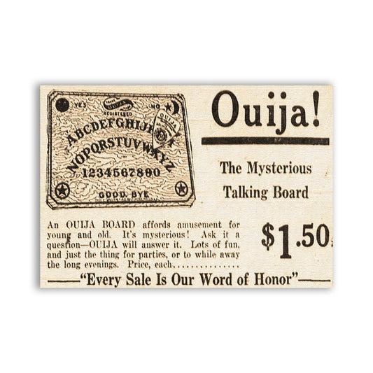 Ouija Newspaper Patch - CemeteryCrypt