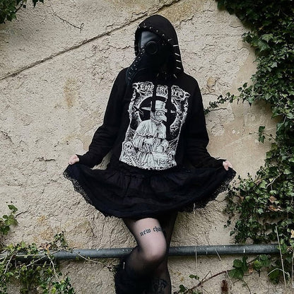 Plague Doctor Hoodie - CemeteryCrypt