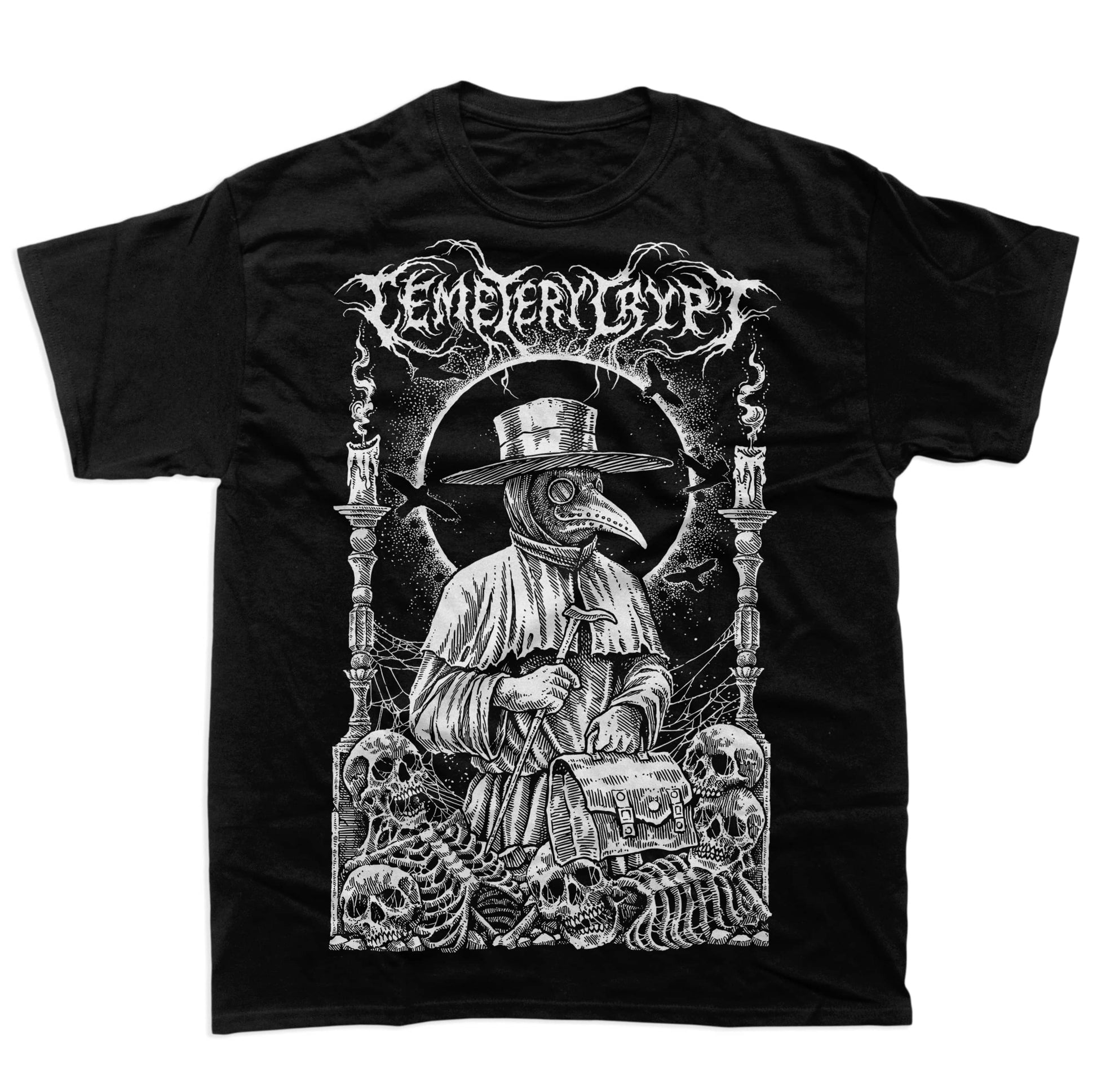 Plague Doctor T Shirt - CemeteryCrypt