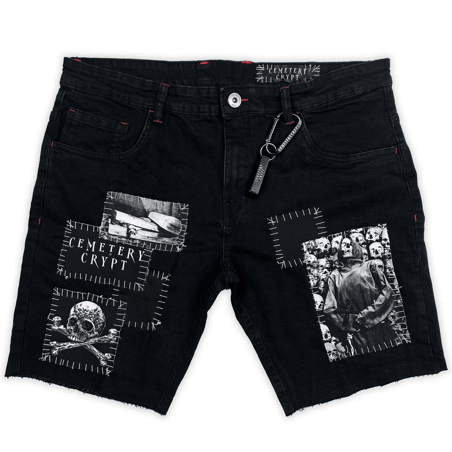 Rotten Denim Shorts - CemeteryCrypt