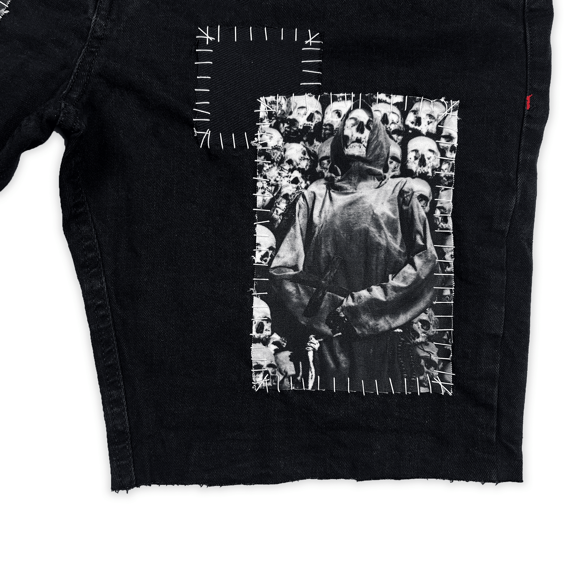 Rotten Denim Shorts - CemeteryCrypt