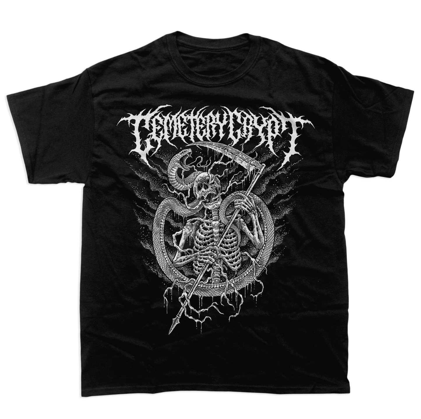 Scythe T Shirt - CemeteryCrypt