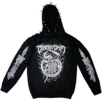 Scythe Zipper Hoodie - CemeteryCrypt