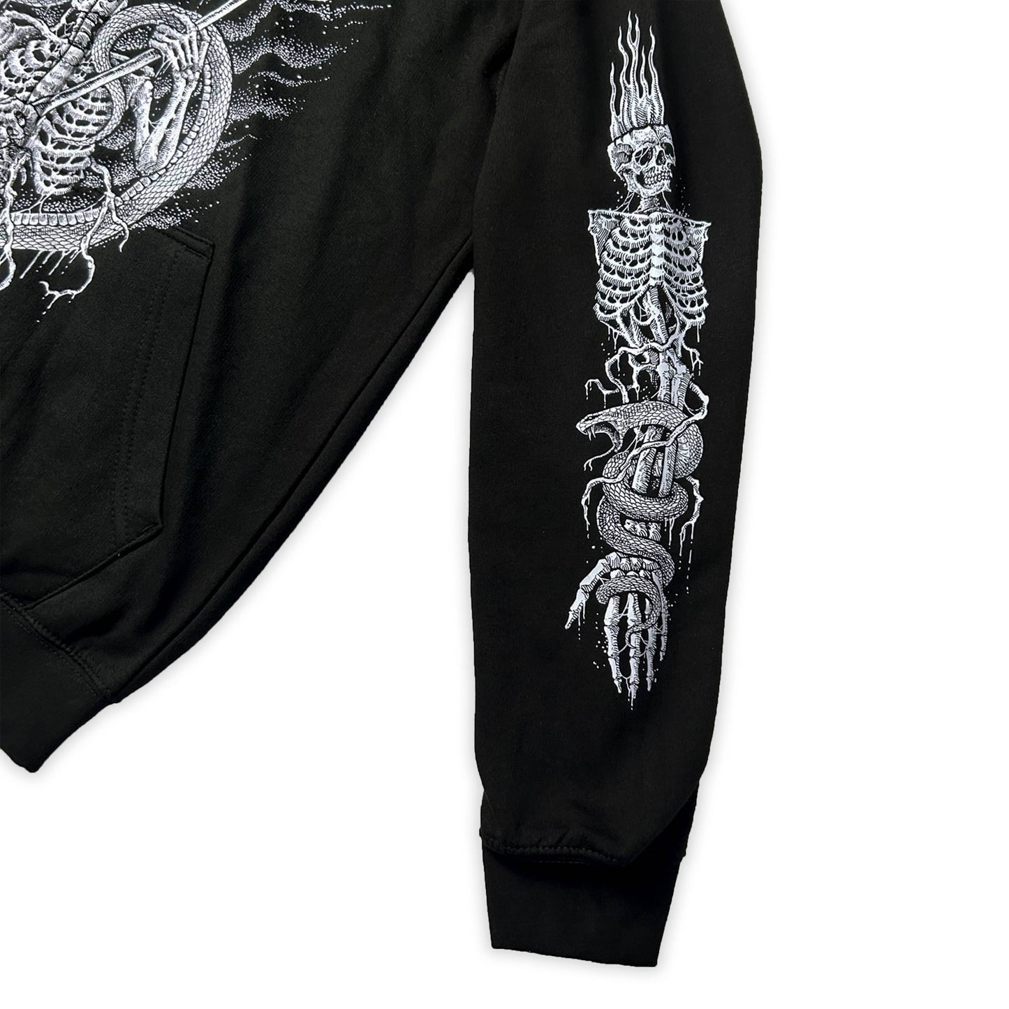 Scythe Zipper Hoodie - CemeteryCrypt