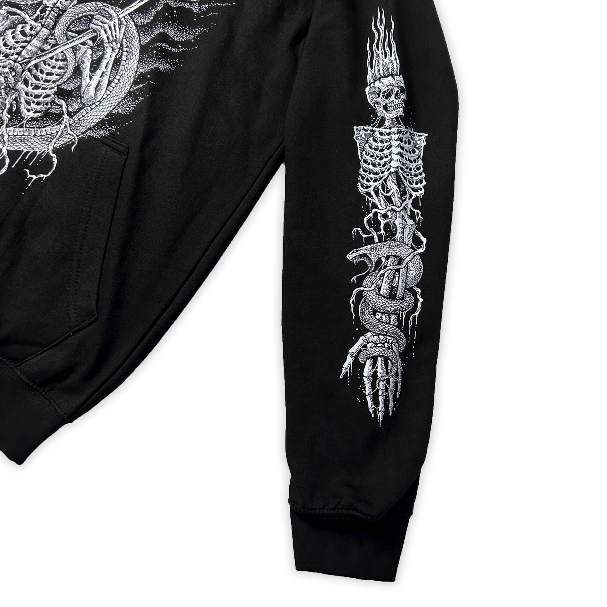 Scythe Zipper Hoodie - CemeteryCrypt