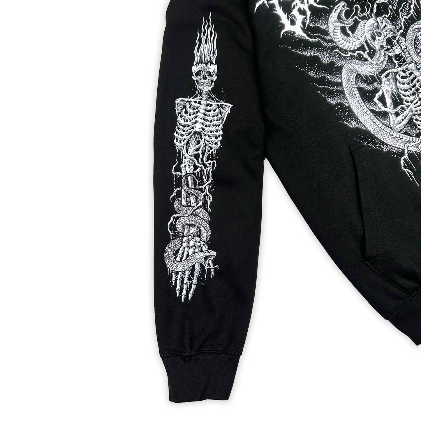 Scythe Zipper Hoodie - CemeteryCrypt