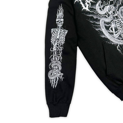 Scythe Zipper Hoodie - CemeteryCrypt