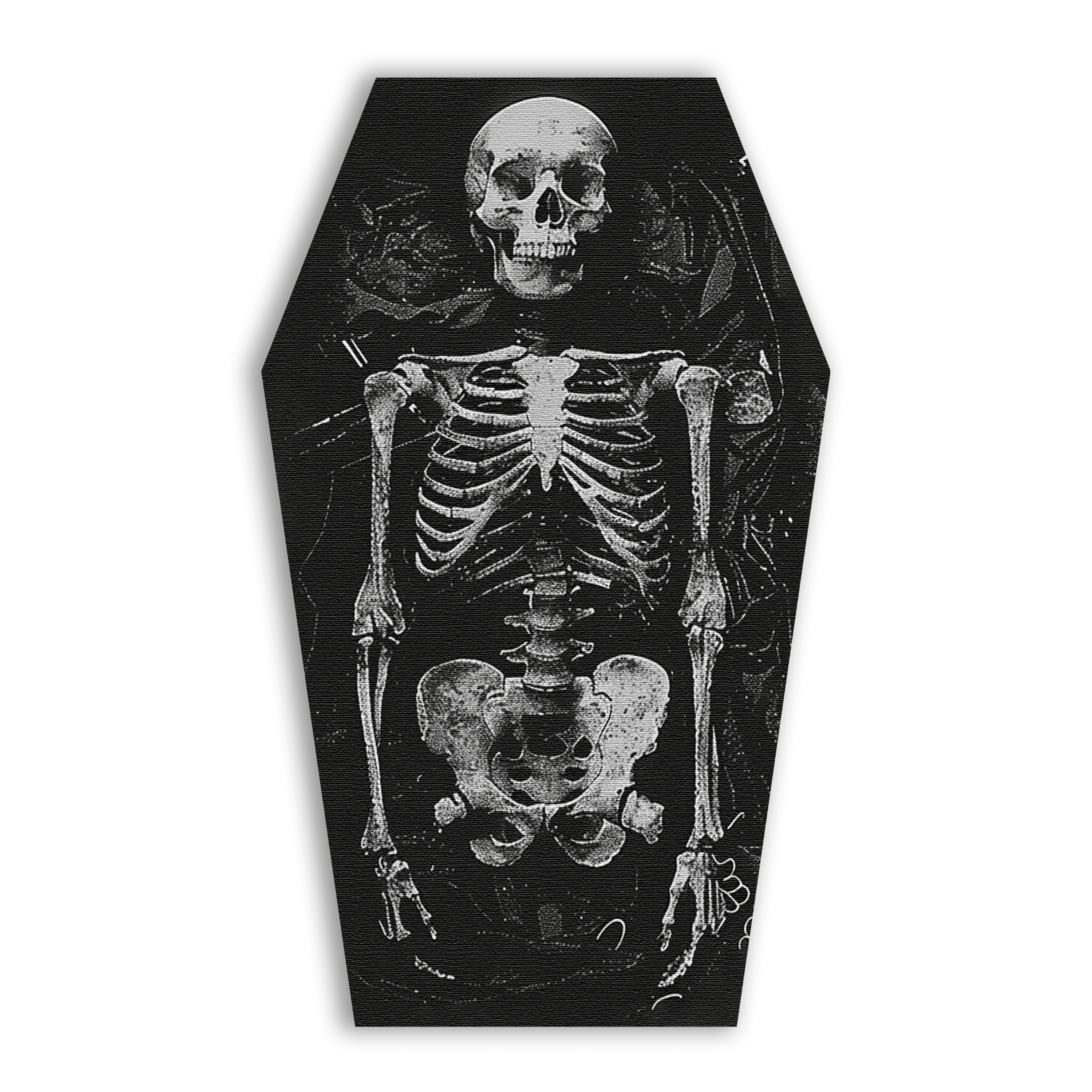 Skeleton Coffin Patch | Gothic Clothing | CemeteryCrypt