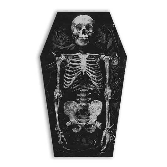 Skeleton Coffin Patch - CemeteryCrypt