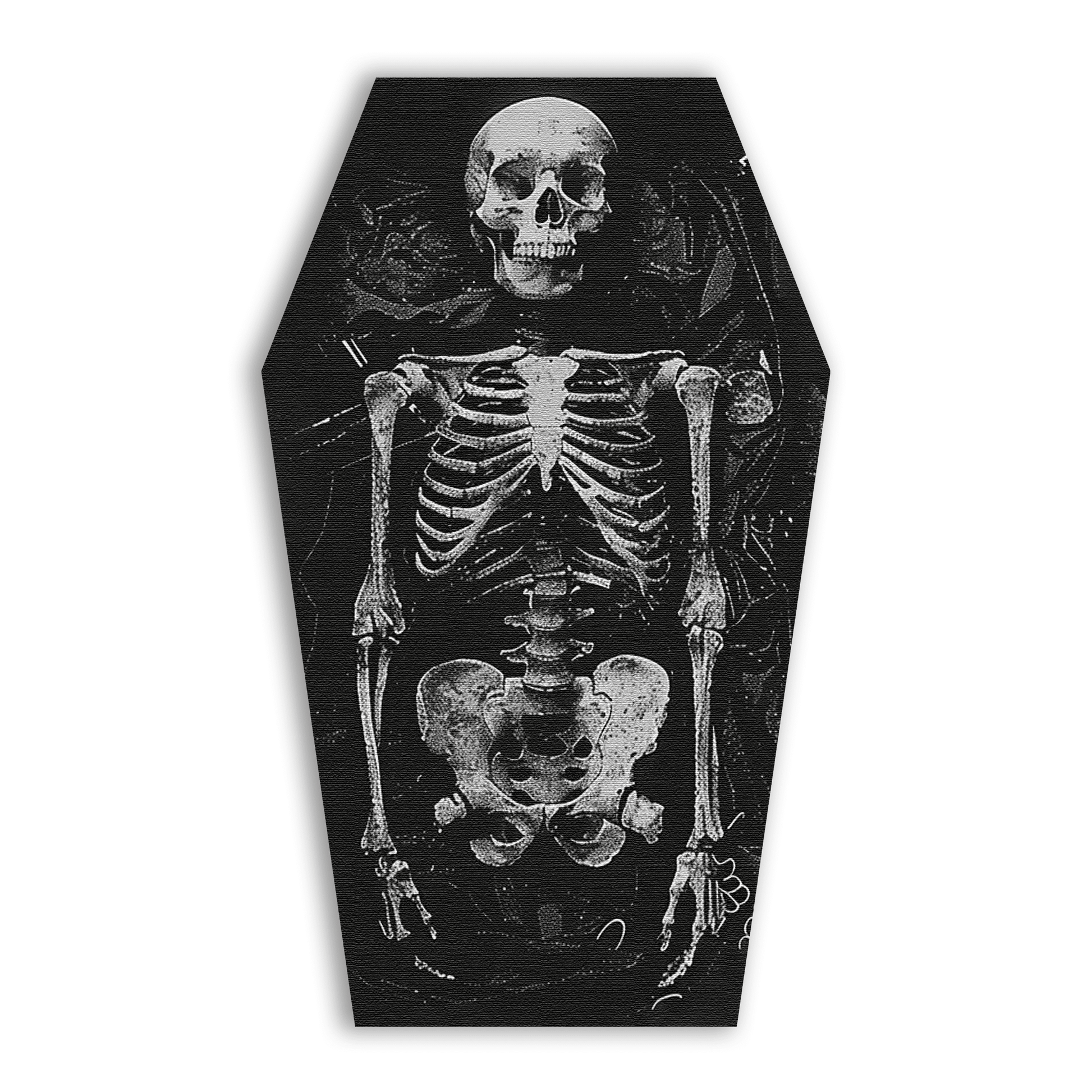 Skeleton Coffin Patch - CemeteryCrypt