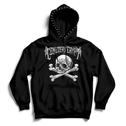 Skull & Crossbones Hoodie - CemeteryCrypt