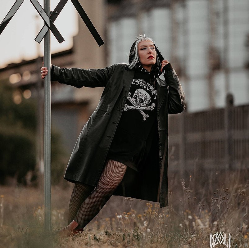 Skull & Crossbones Hoodie - CemeteryCrypt