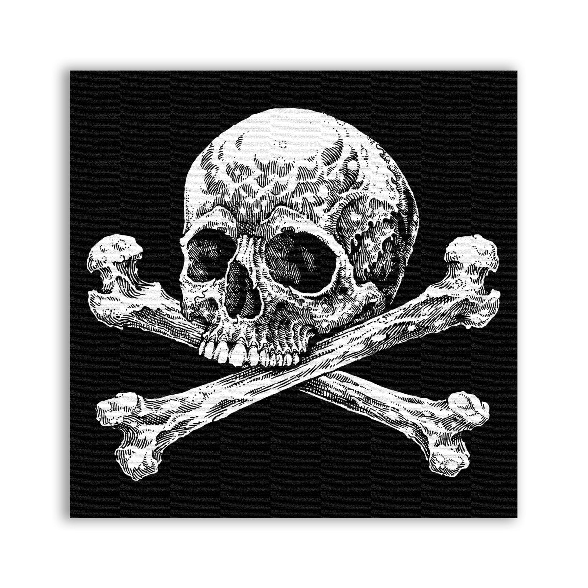 Skull & Crossbones Patch - CemeteryCrypt