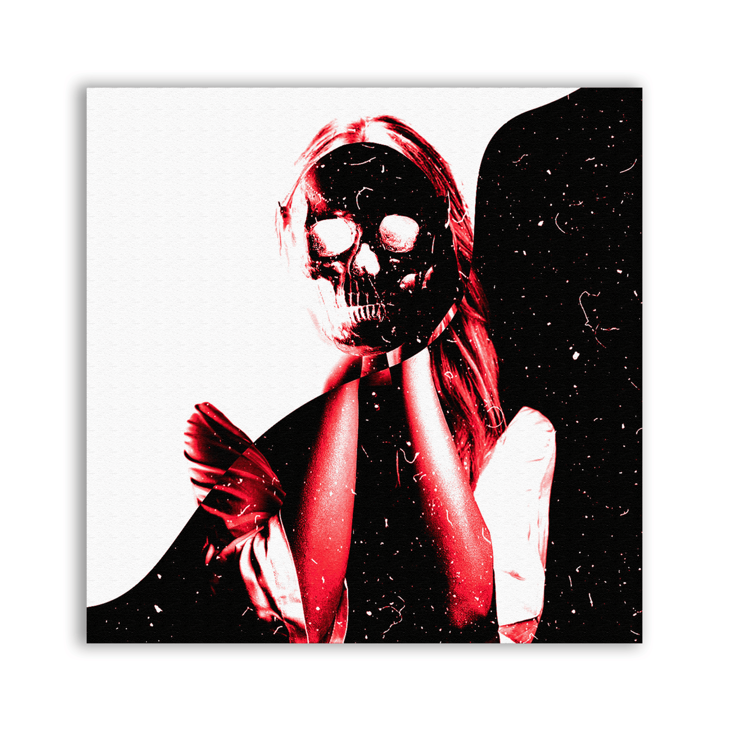 Skull Girl Patch - CemeteryCrypt
