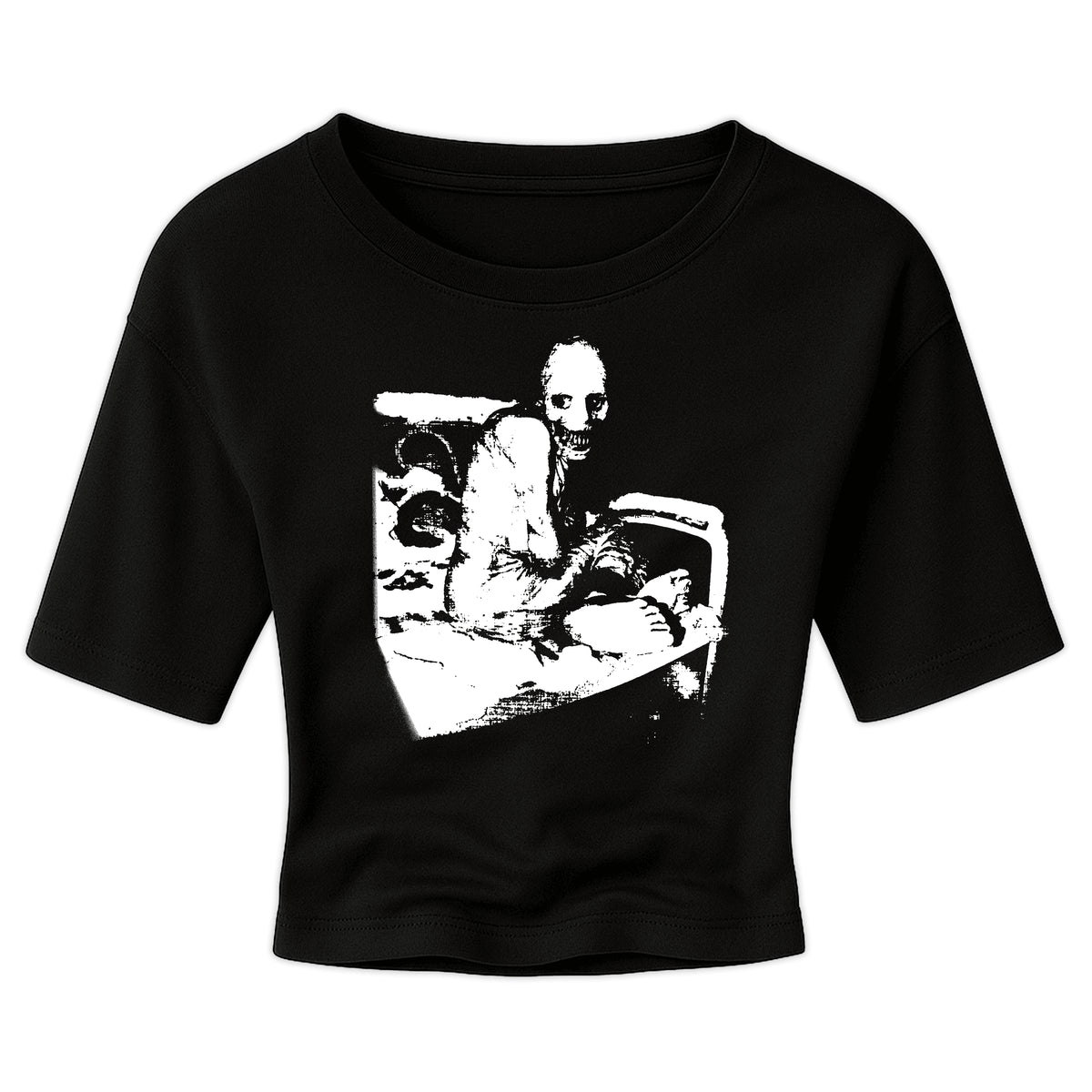 Sleep Experiment Crop Top - CemeteryCrypt