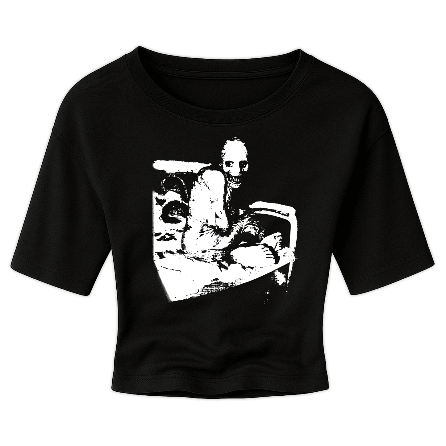Sleep Experiment Crop Top - CemeteryCrypt