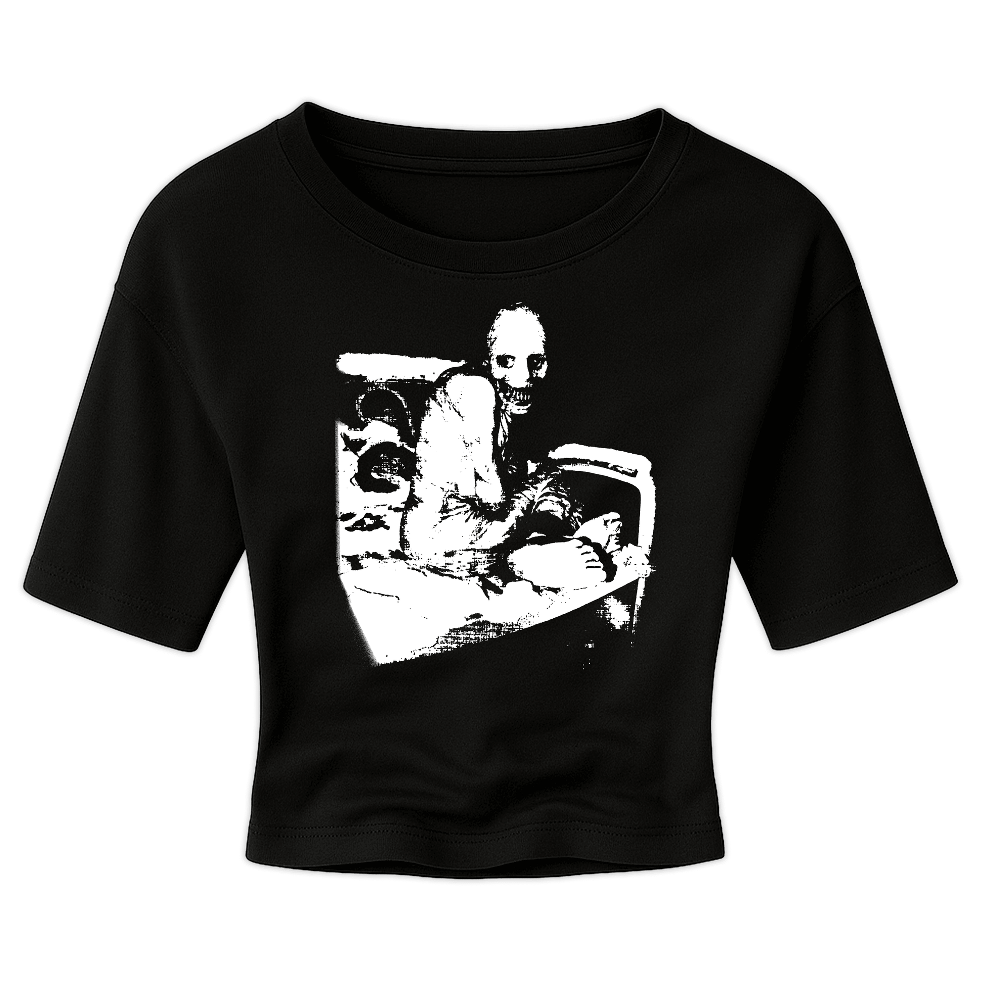Sleep Experiment Crop Top - CemeteryCrypt