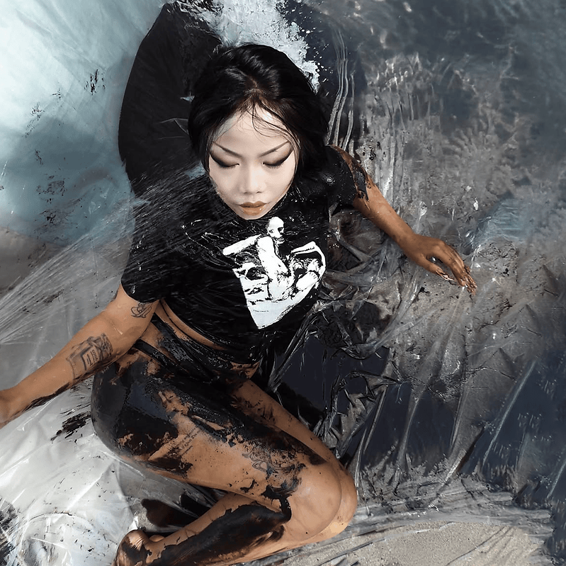 Sleep Experiment Crop Top - CemeteryCrypt