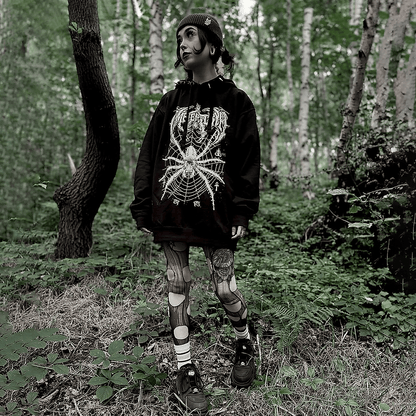 Spider Hoodie - CemeteryCrypt