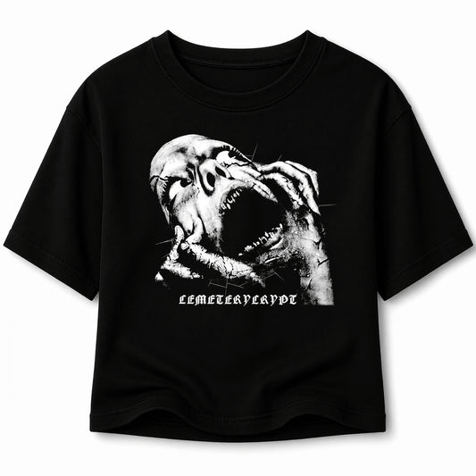 Terror Crop Top - CemeteryCrypt