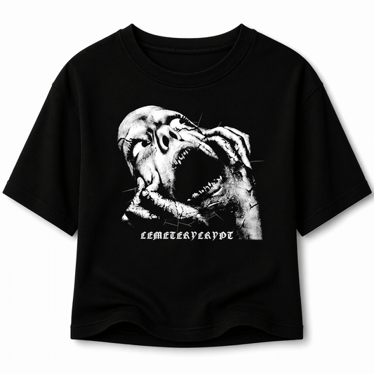 Terror Crop Top - CemeteryCrypt