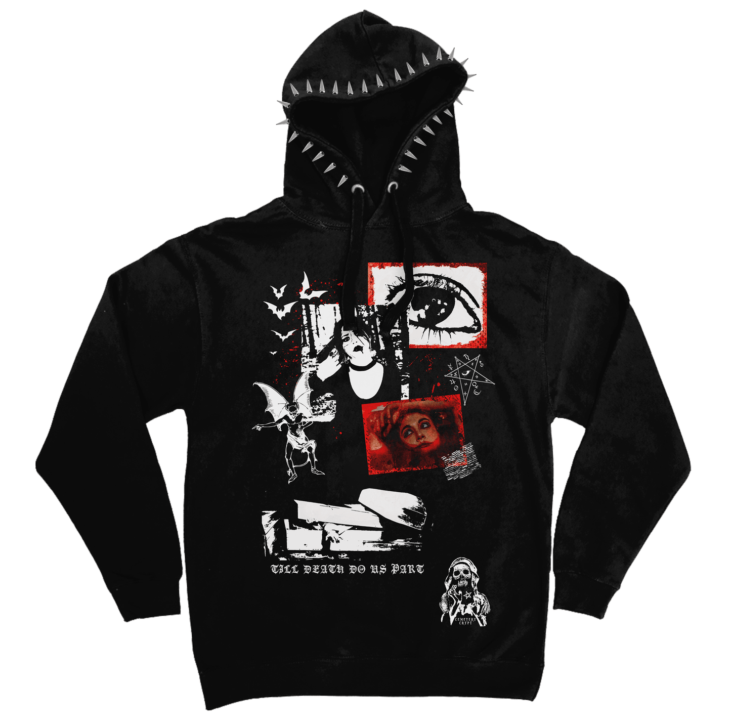 Till Death Do Us Part Hoodie - CemeteryCrypt