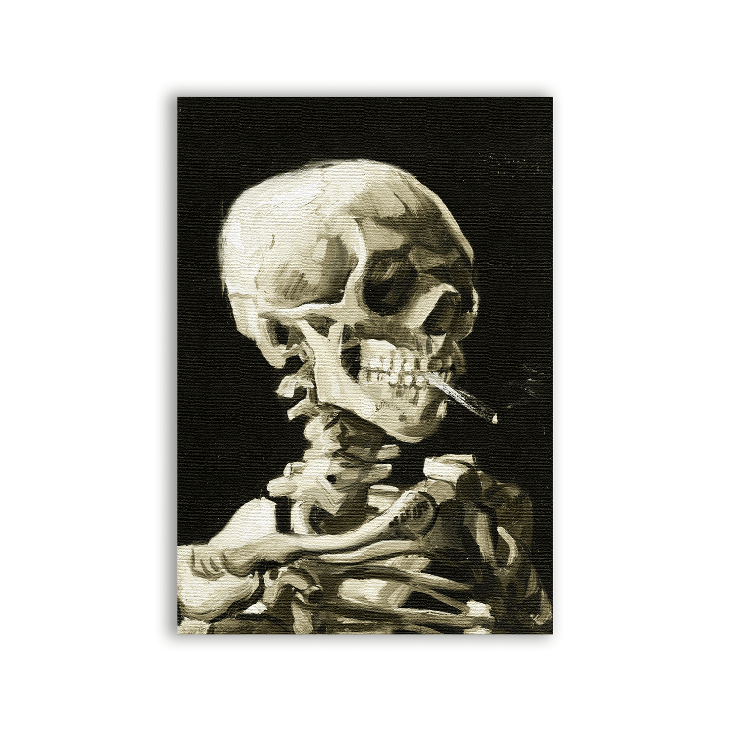 Van Gogh Skull Patch - CemeteryCrypt