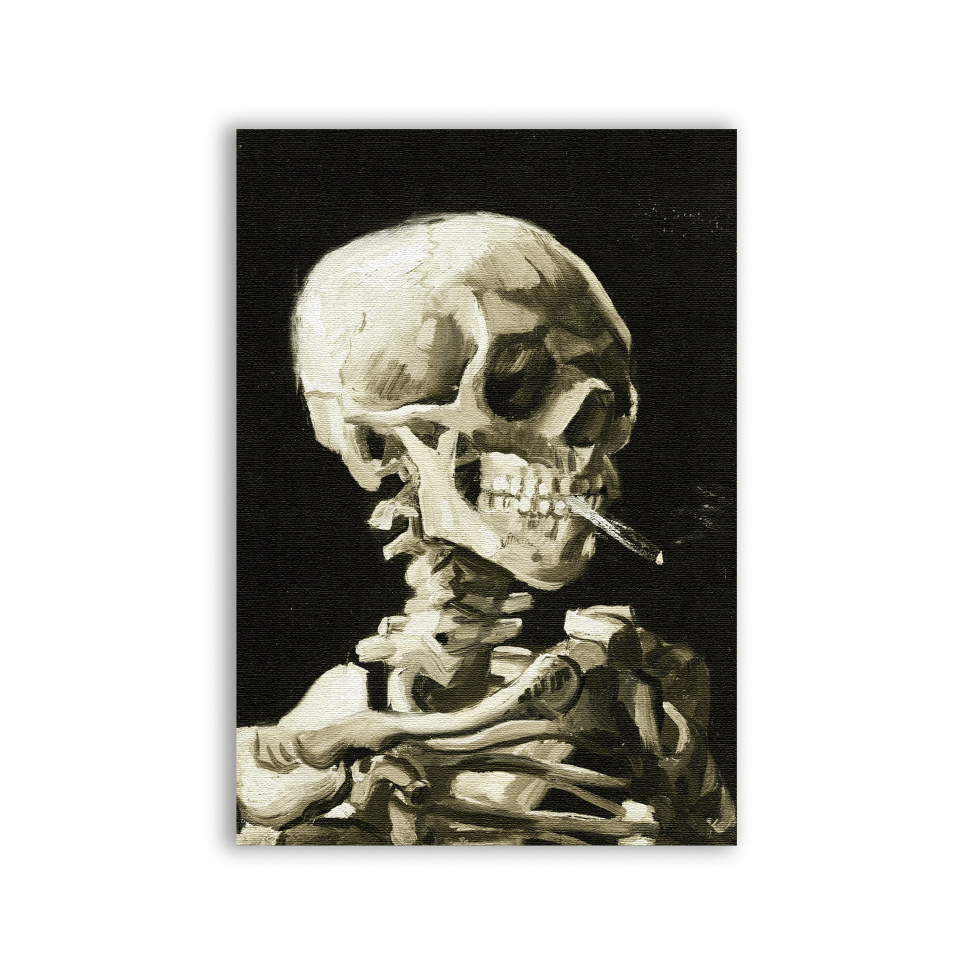 Van Gogh Skull Patch - CemeteryCrypt